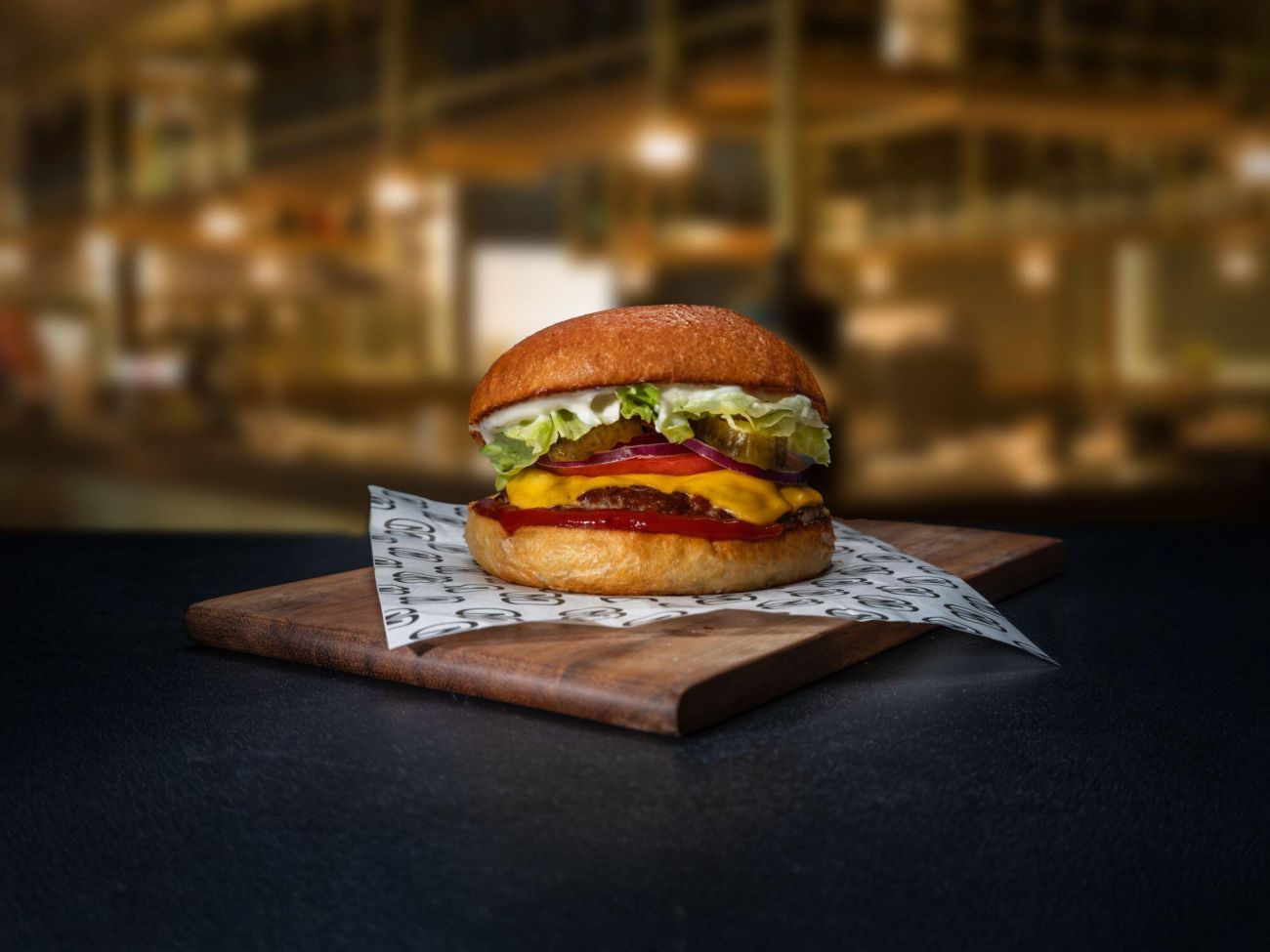 Unser beliebtester Burger, der Cheeseburger